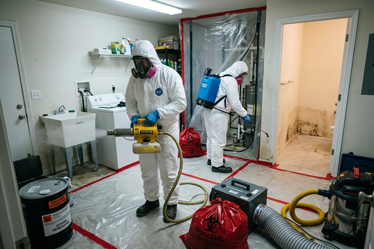 Sewage Backup & Biohazard Cleanup